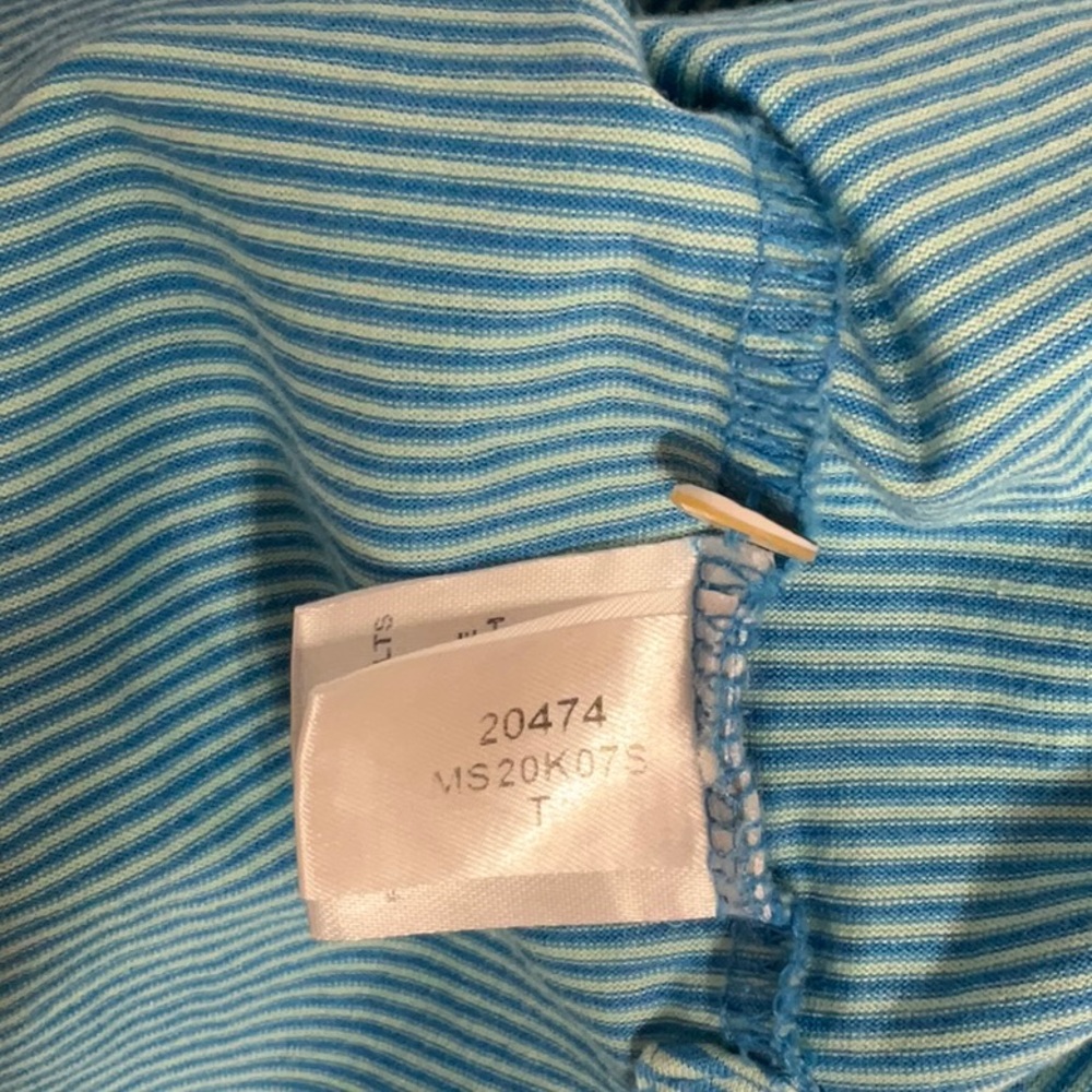 Peter Millar Blue Striped Polo Shirt 100% Cotton - Picture 8 of 9